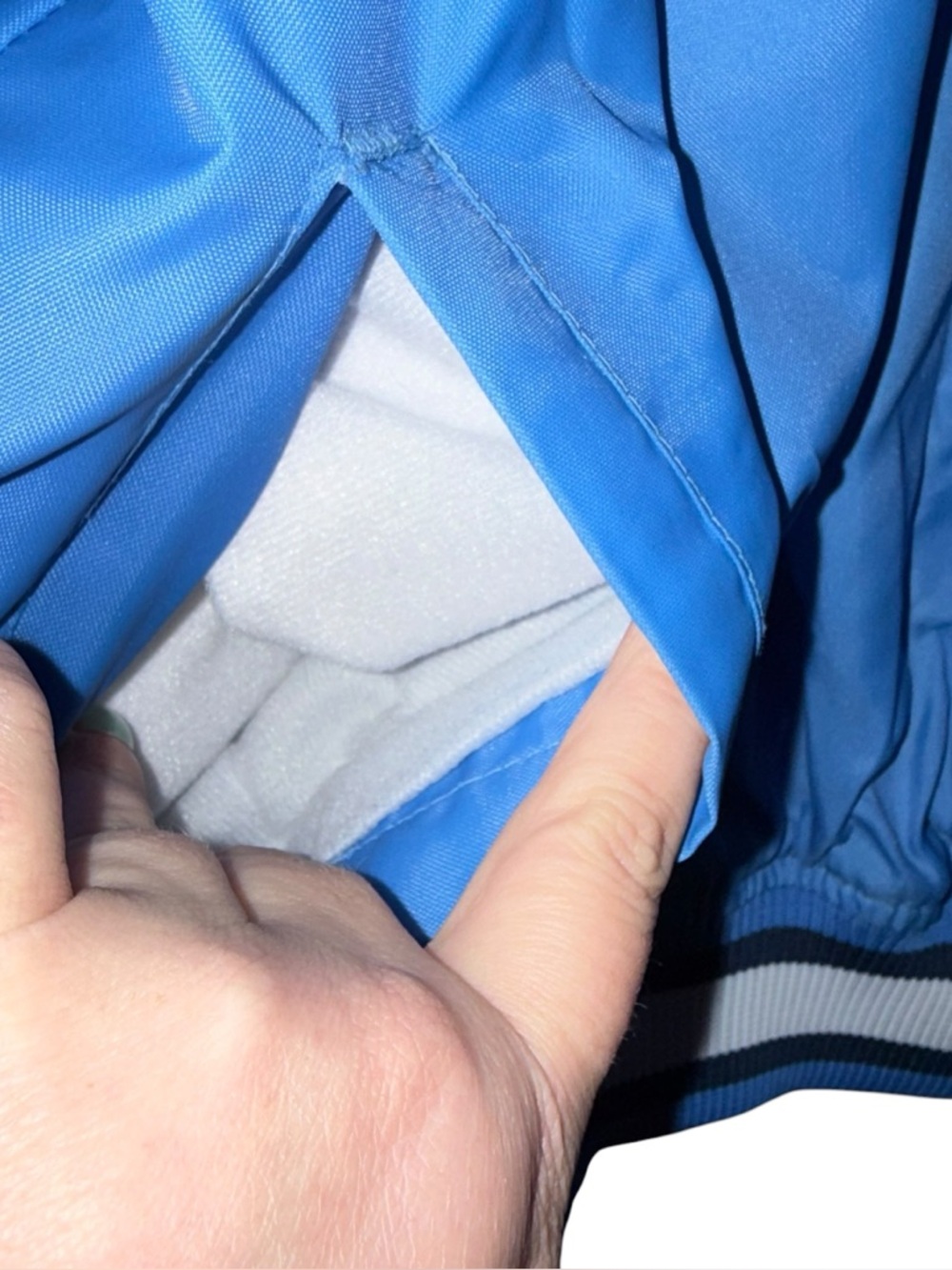 Vintage 90s Starter University Of North Carolina Tar Heels Windbreaker Jacket M - Picture 4 of 16